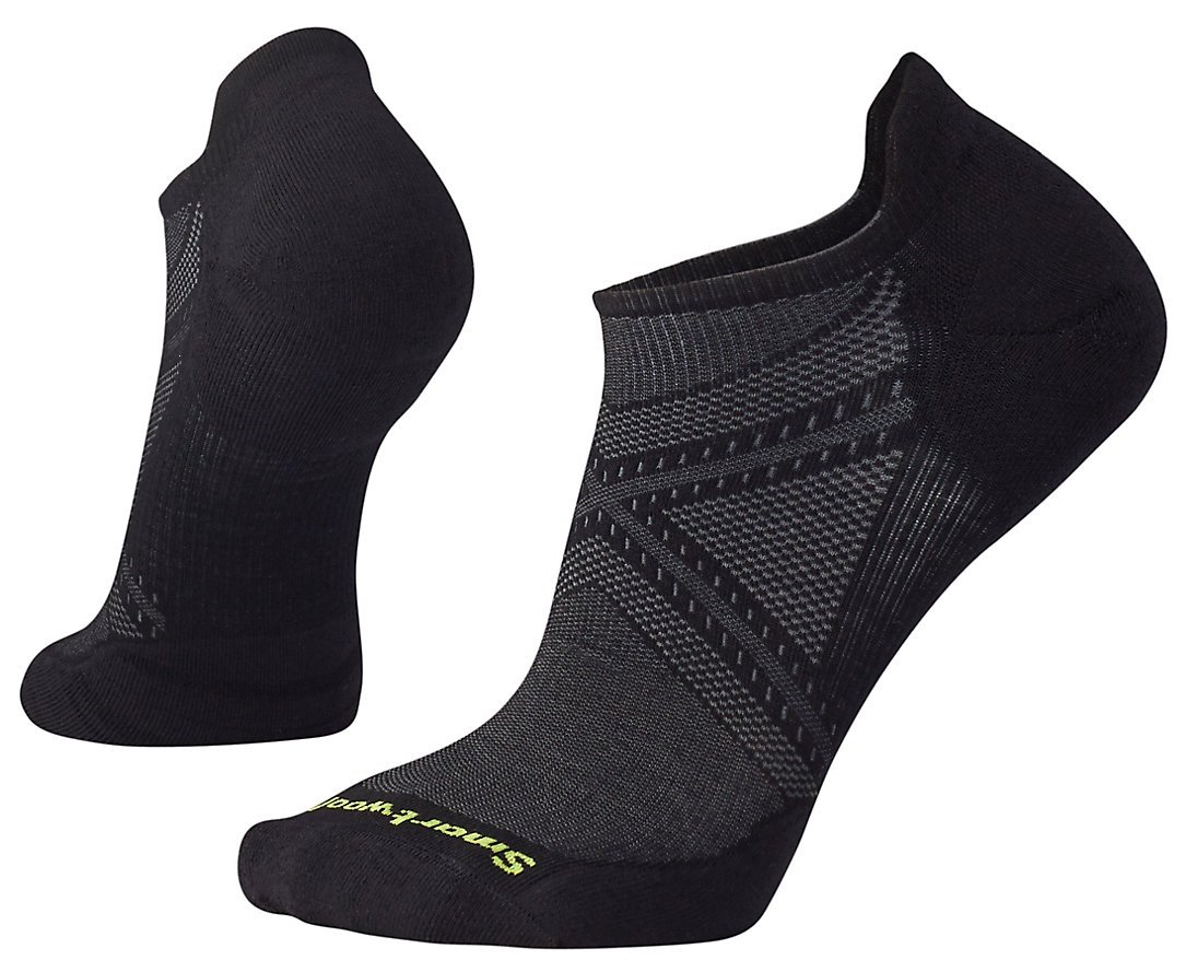 SmartwoolUnisex PhD Run Light Elite Micro Smartwool PhD Run Light Elite Micro Performance Socks - White, Large