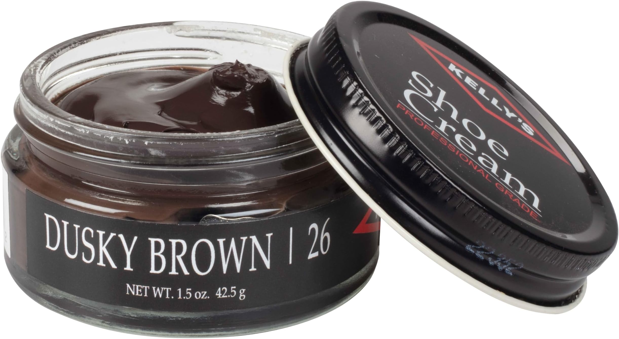 Kelly's Dusky Brown Shoe Polish 1.5 oz - Professional Leather Shoe Cream