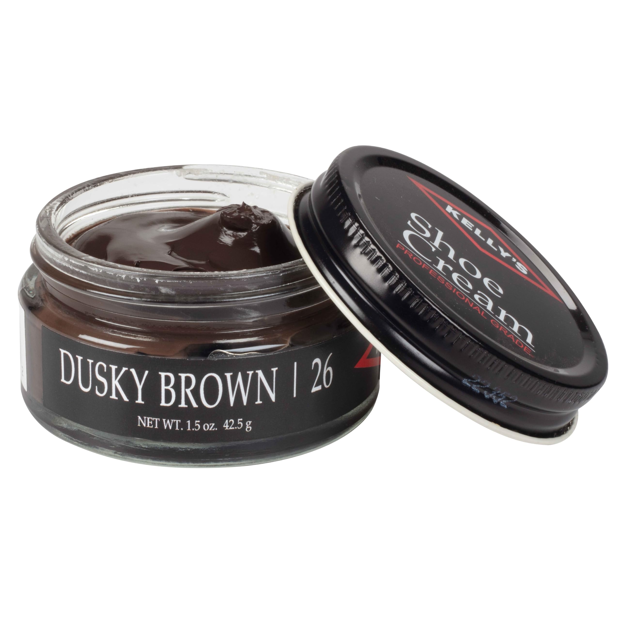 Kelly's Dusky Brown Shoe Polish 1.5 oz - Professional Leather Shoe Cream