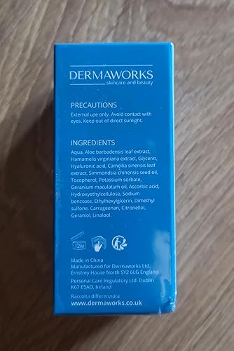 Miniatura 9 de DERMAWORKS Suero de ácido hialurónico para rostro con vitamina C  Hidratación profunda, reafirmante e iluminador de la piel  Tratamiento facial