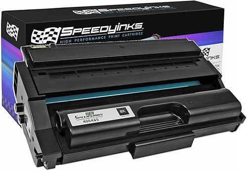 SPEEDYINKS Speedy Inks - Cartucho de tóner compatible con Ricoh 406465 de alto rendimiento (negro) compatible con todos los siguientes modelos de