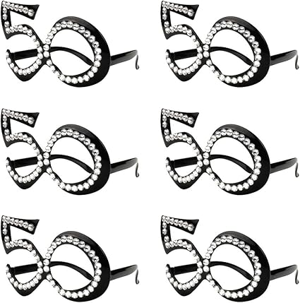 50th novelty glasses Clearance