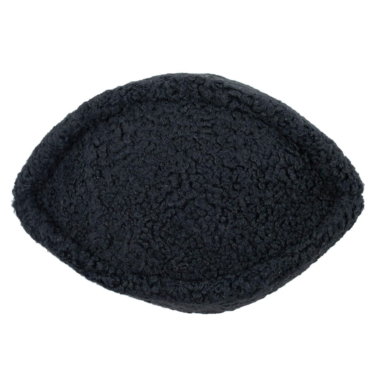 Atatürk Hat - Peau de mouton noire - Chapeau d'hiver - Chapeau en cuir fait main - Kalpak Anatolien - Crescent et étoile turques - Idée cadeau unique, Noir , XS