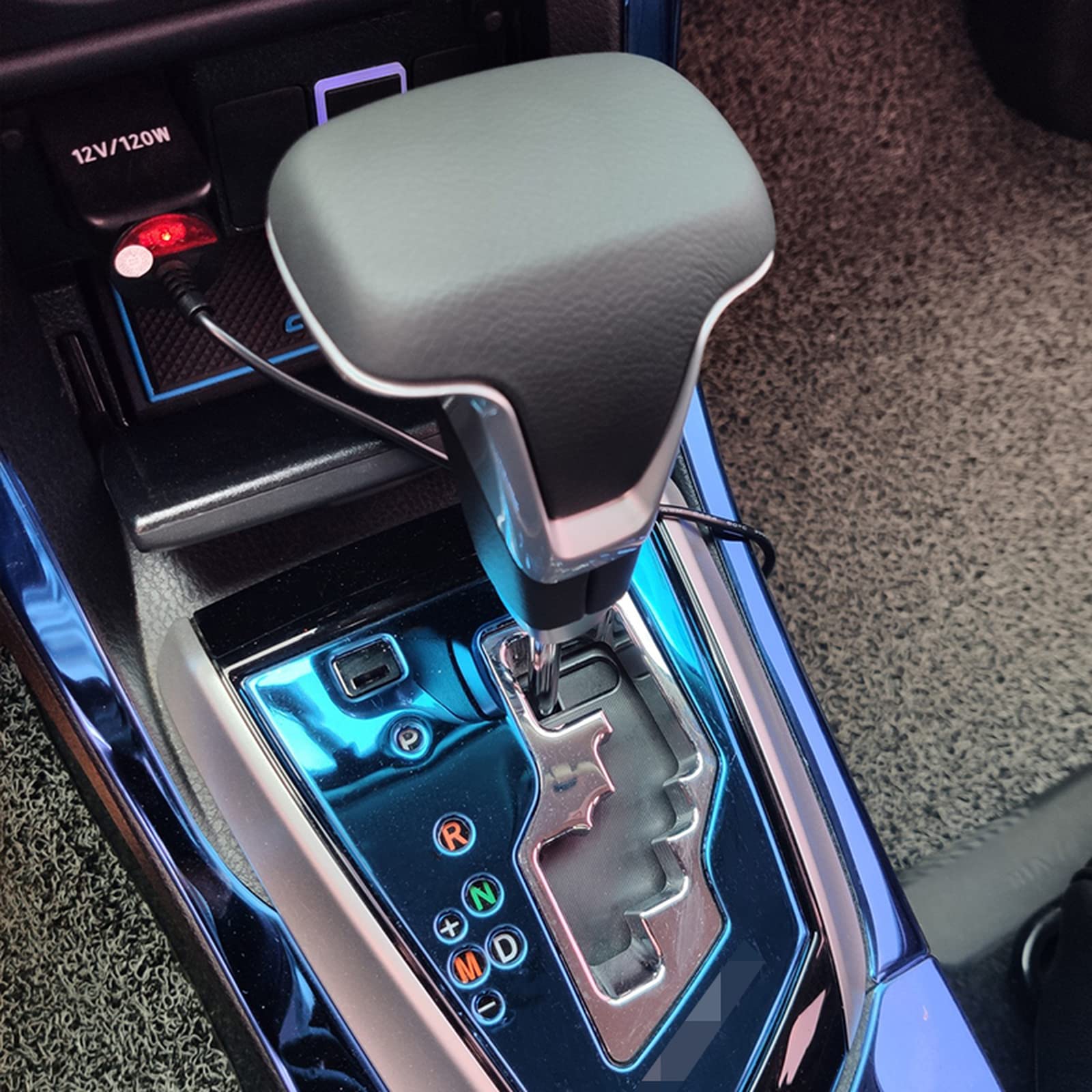 Samochodowa automatyczna gałka zmiany biegów gałka dźwigni skrzyni biegów uchwyt piłka ręczna, pasuje do Toyota Reiz/Mark-X (dźwignia zmiany biegów bez butów zmiany biegów) (typ B)