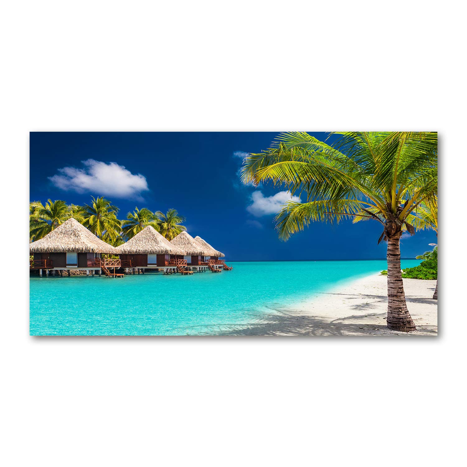 Tableau plexiglas 140x70 cm anti-reflet et incassable Maldives