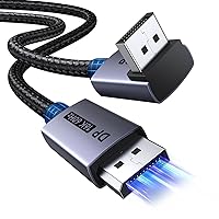UGREEN 16K Cavo DisplayPorta 90° 16K 60Hz 8K 120Hz Cavo DP a DP 2.1 80Gbps FreeSync G