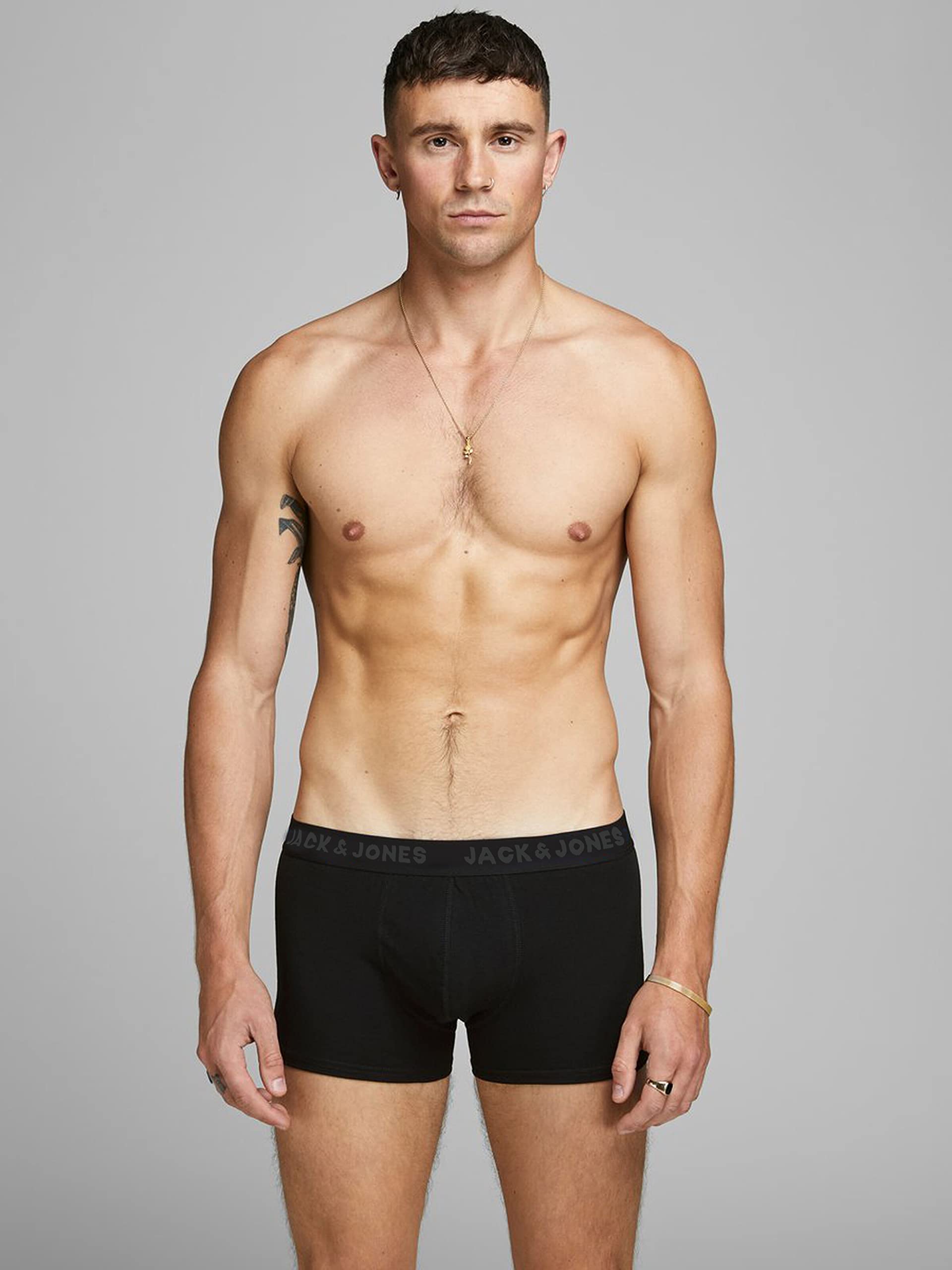 JACK & JONES Mens Pack Huey Trunks Plus Size