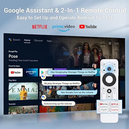 Miniatura 9 de Proyector 4K compatible con Android 110 con WiFi y Bluetooth XGODY Sail1 Native 1080P 700ANSI Smart HD proyector de cine en casa al aire libre con