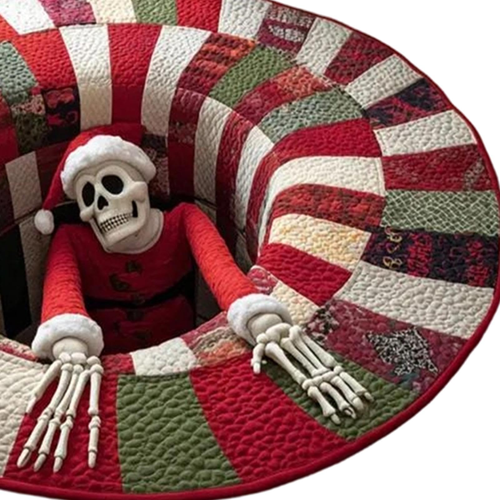 Alfombra de Navidad genérica para decoración navideña Ilusión 3D