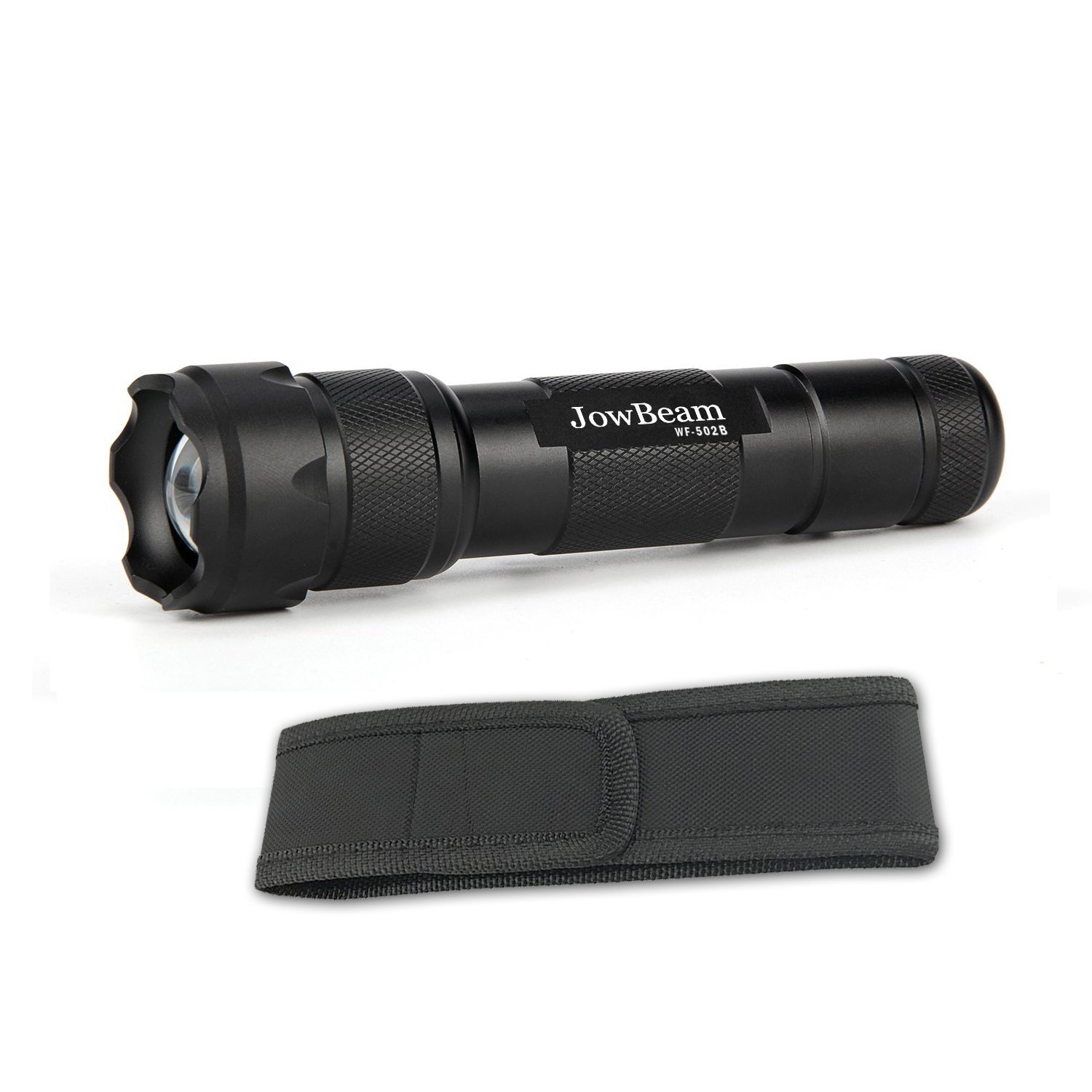 LED wf-502b Flashlight,Tactical Flashlight,1000 Lumens Focus Adjustable Small Mini Pocket Waterproof Flashlights with Holster