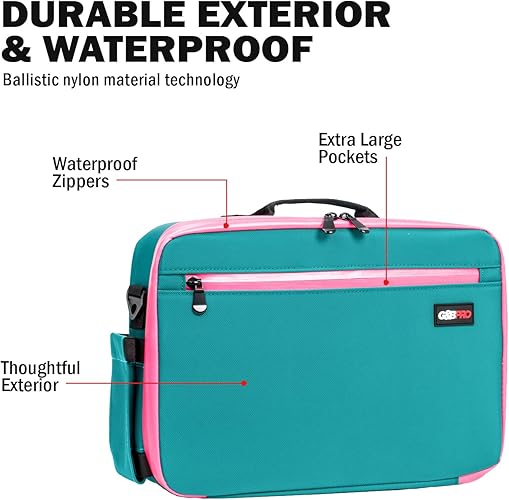 G&B Pro G&BPRO Crossbody Workstation Bag Mobile Office Briefcase