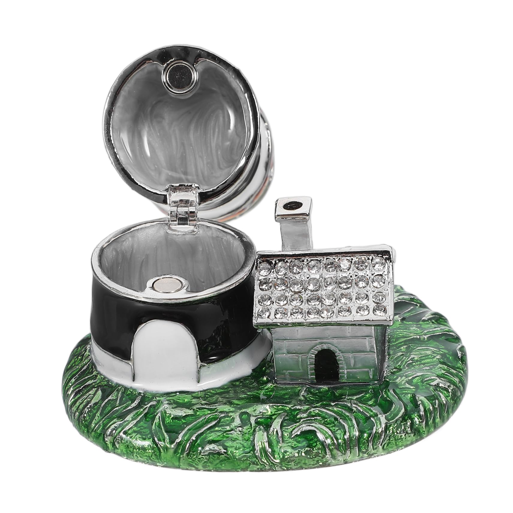 Alipis Joyero De Estuche De Almacenamiento Caja De Joyas Diseño De Faro Para Anillos Aretes Collares