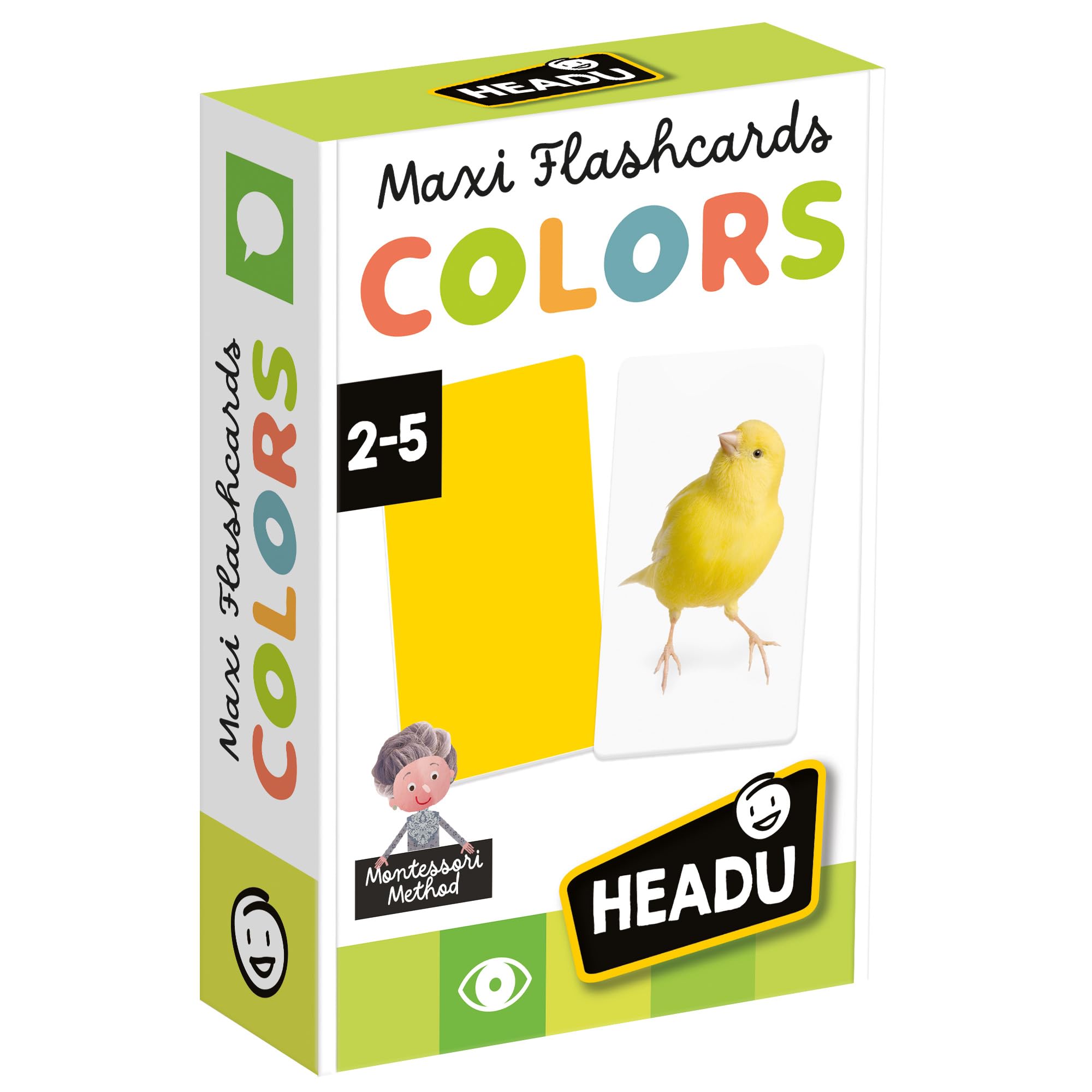 Headu - Montessori Flashcards Colors, Learning Resources, Toddler Learning Toys, Colour Perception, Shade Recognition, Kids Learning Toys, Age 2-5 Years