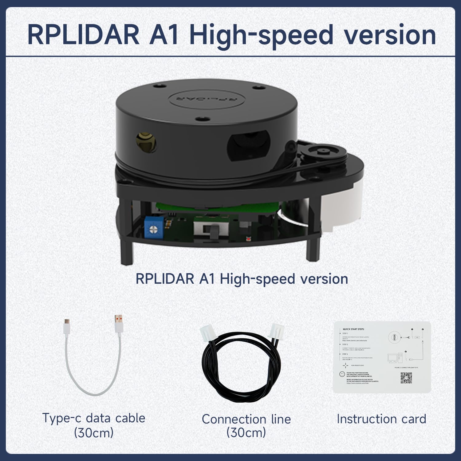 Yahboom Silan Lidar Sensor ROS Robot TOF Range Navigation 3D Scanner Laser Measurement Tool RPLIDAR A1 A2 A3 S1 S2 M2 (A1 UP VER)