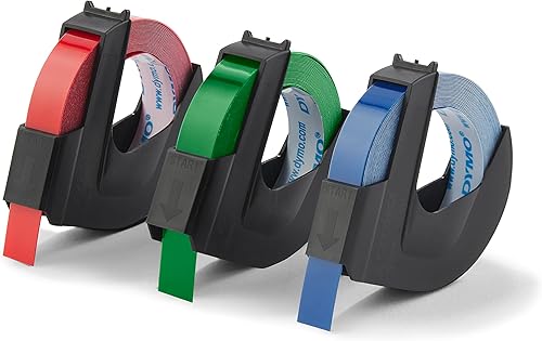 Miniatura 6 de 3 empaques de cintas de neón de la marca DYMO para grabados 1933353 Estampado blanco en Negro