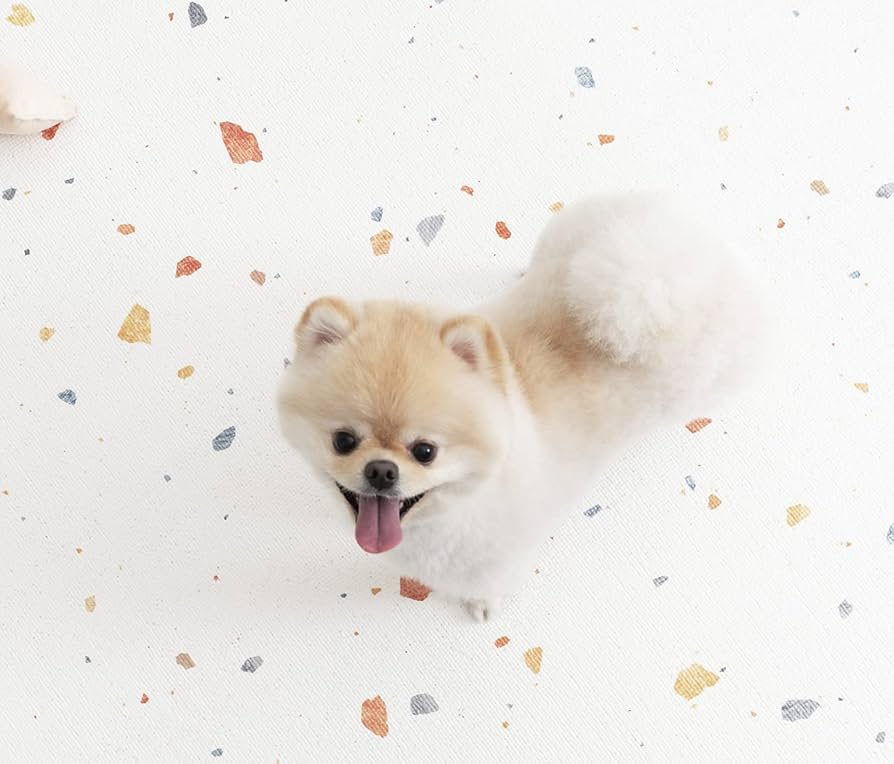 ペットマット　Dogzari マーブル　180×140 140×180 防水 抗菌 リビングマット Dogzari Flat | ecofoam