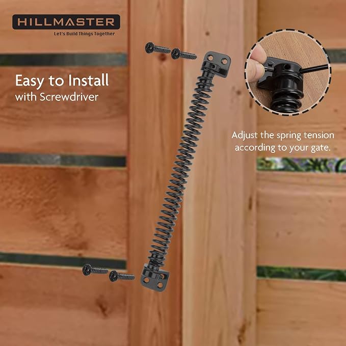 Resorte para puerta automática de 12 pulgadas HILLMASTER miniatura 5