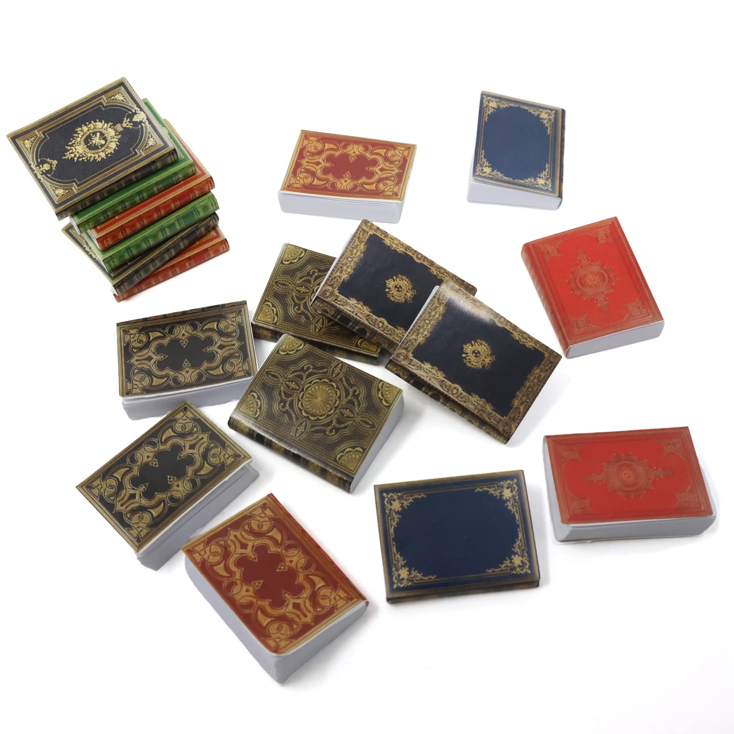 Mini livres miniatures HONBAY deco bibliotheque et maison de poupee