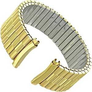 Cinturino Da Uomo Milano Twist-O-Flex 18-21mm – Acciaio Inox Tono Oro, Satinato Con Centro Lucido, 6.25 Pollici - Foto 4