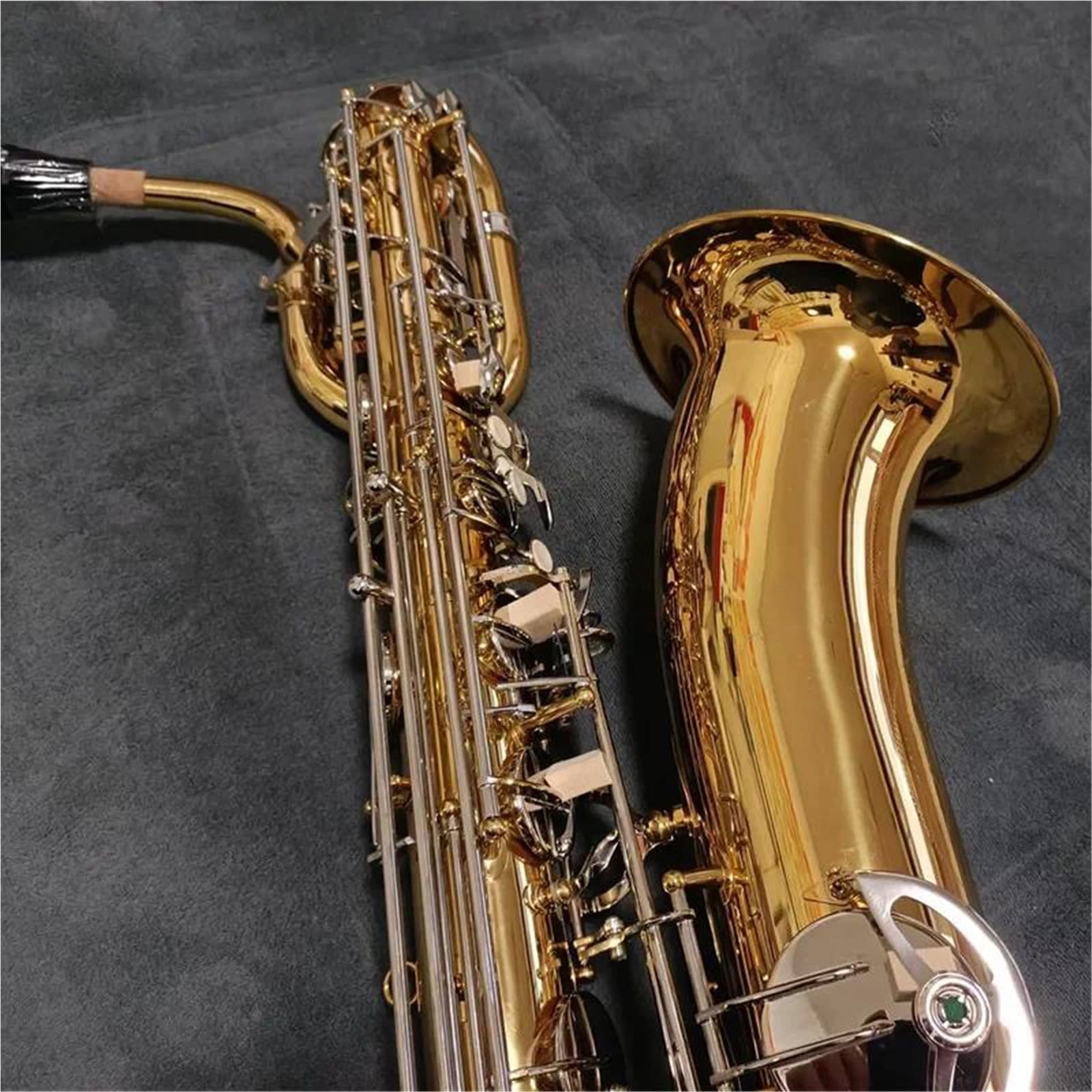 Sassofono professionale Sassofono Baritono In Mi Bemolle Strumento A Fiato Professionale Placcato In Ottone Con Custodia