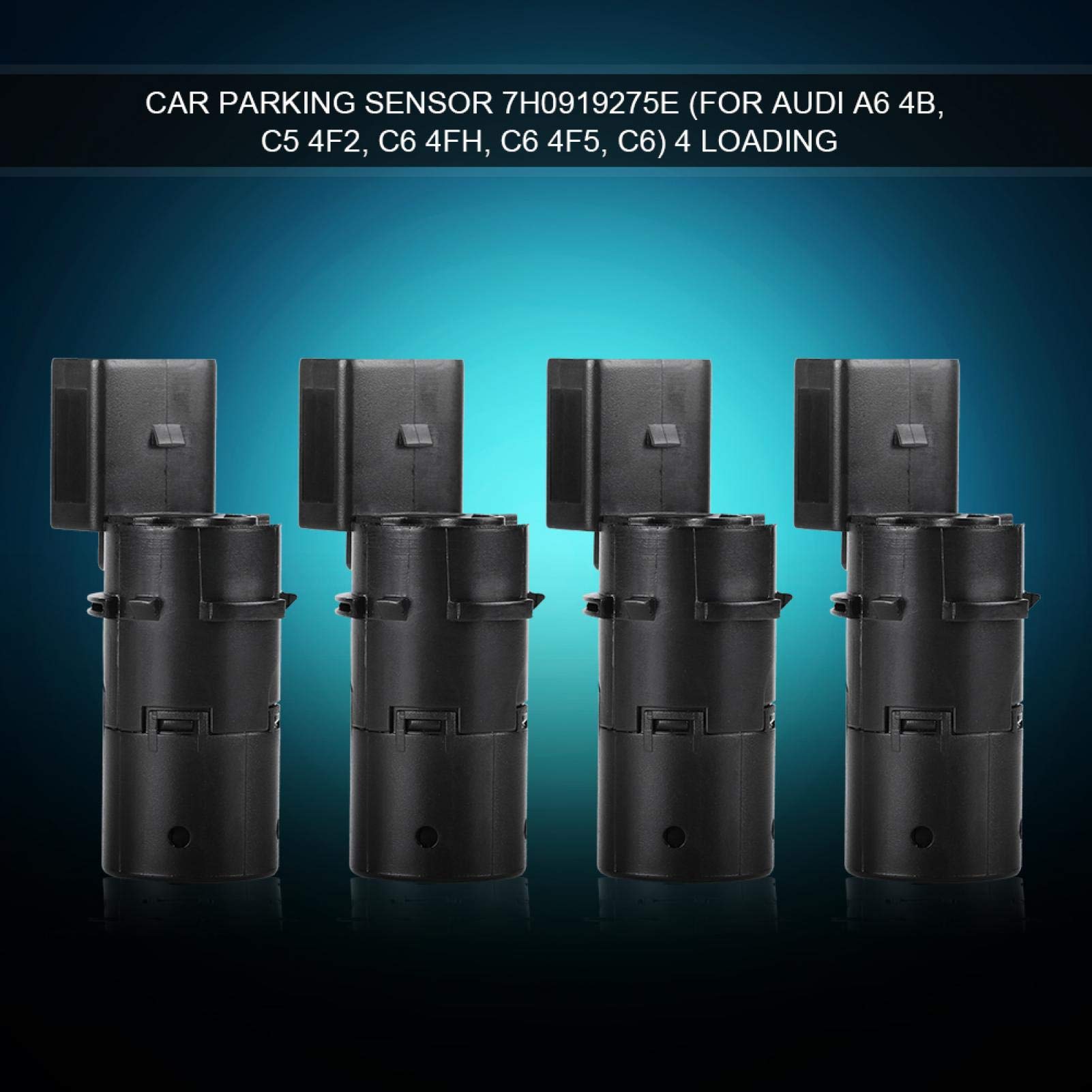 Sensor de Aparcamiento, Sensor de Aparcamiento, Sensor de Aparcamiento inalámbrico, Sensor de Aparcamiento PDC de 4 Piezas para A6 4B/C5 4F2/C6 4FH/C6 4F5/C6 7H0919275E