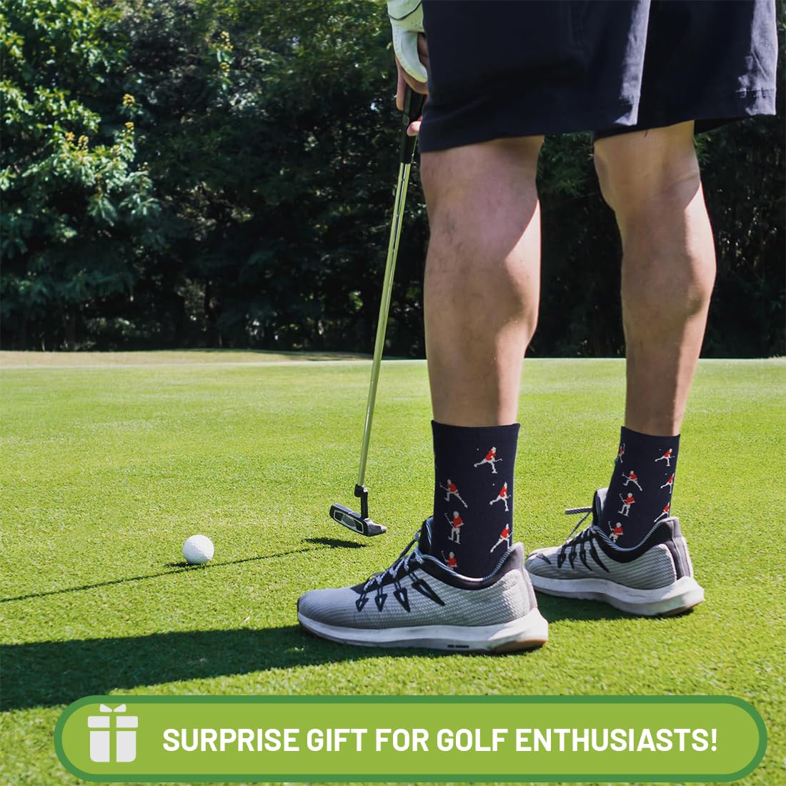Calzini Divertenti da Golf Arrabbiati, Regalo Divertente per Gli Uomini, Regali per Natale, Festa del Papà, Festa degli Uomini e San Valentino