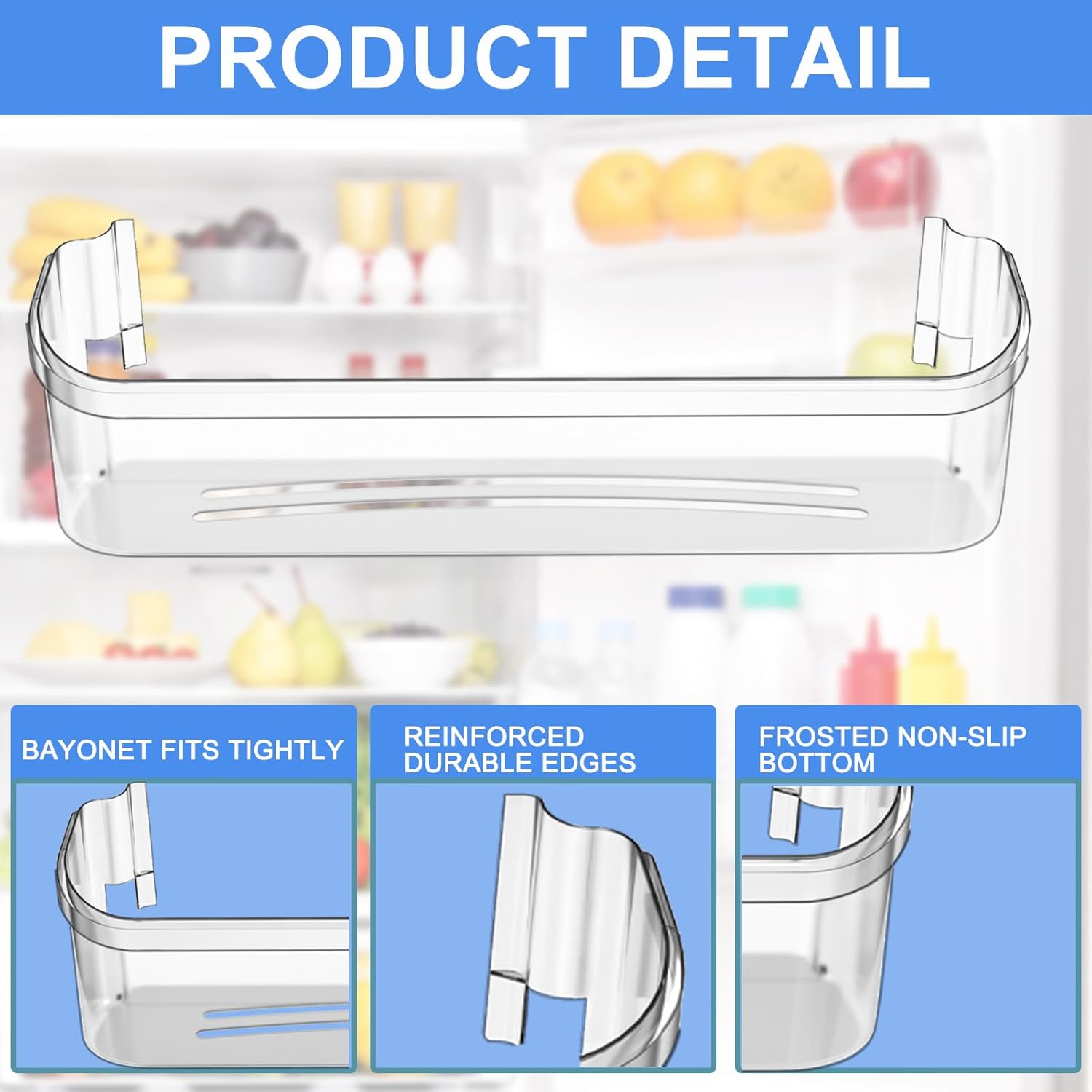 Porta Frigo Trasparente Cestino - Codice 241808205, Compatibile Con Frigidaire/Electrolux - Per Organizzare Il Frigorifero Cestino Frigo Trasparente - Foto 5