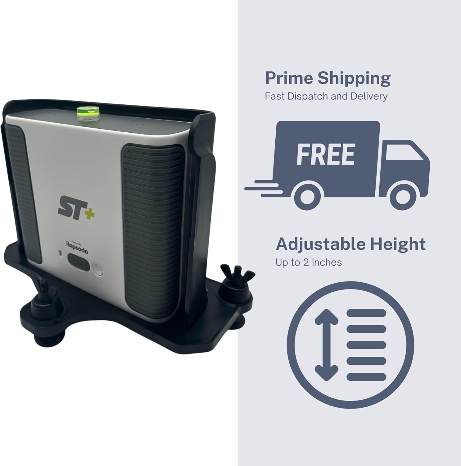 Protective Shield Stand for SkyTrak+ Golf Simulator Launch Monitor - Professionally Molded