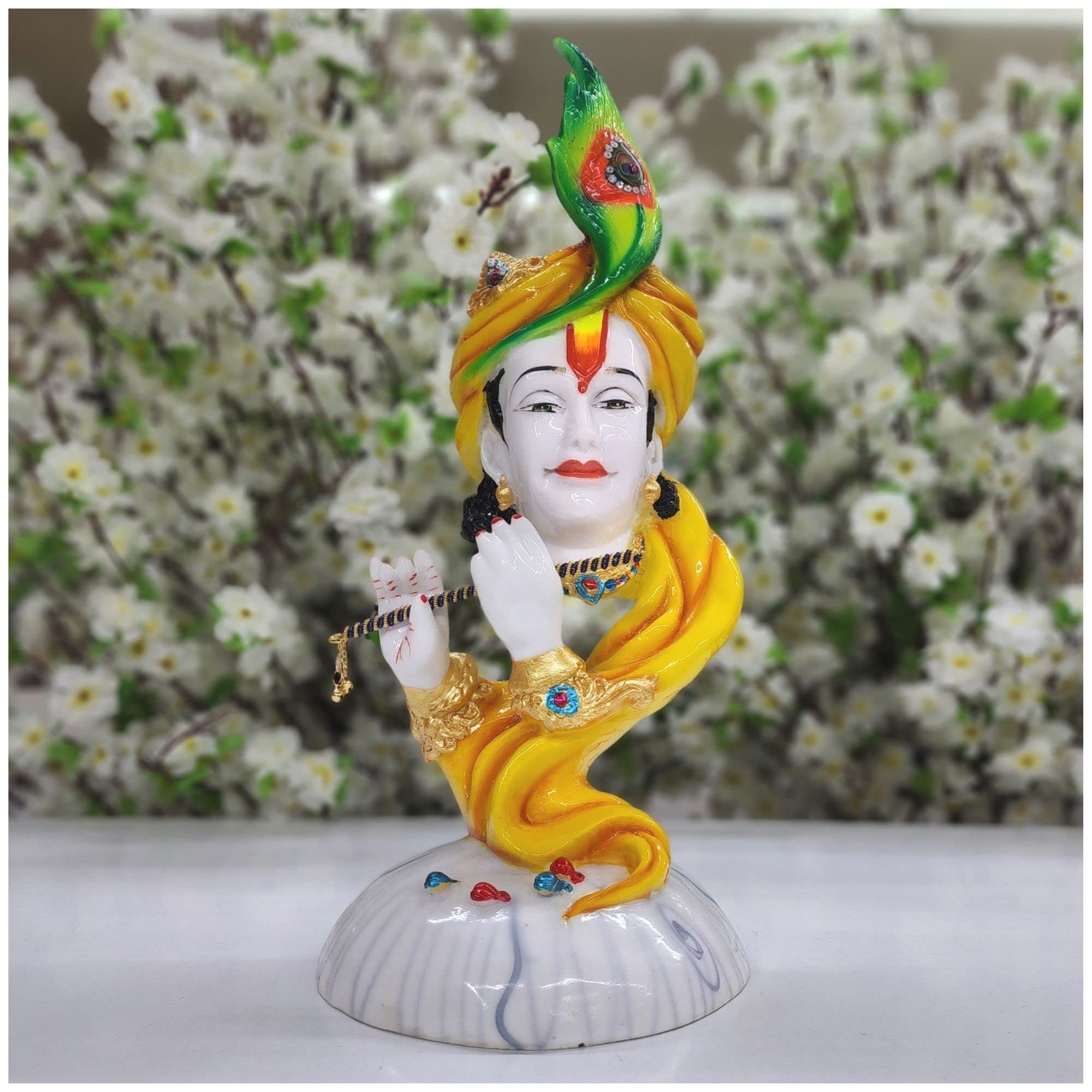 Buy AtoZ India Cart Large Krishna Statue in Resin Modern Krishna Idol