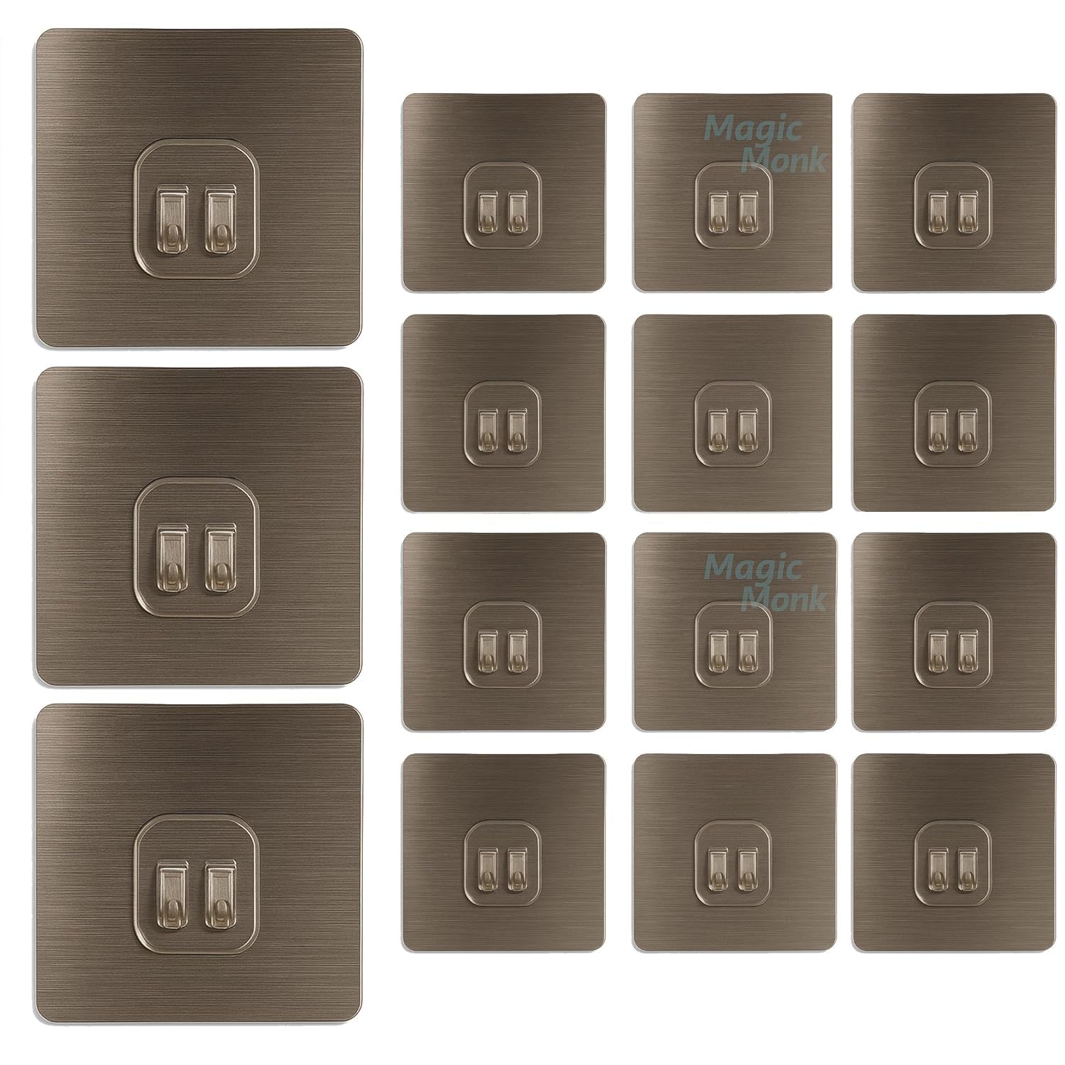 MagicWall Hooks - Adhesive Wall Hooks (Pack of 10) -9