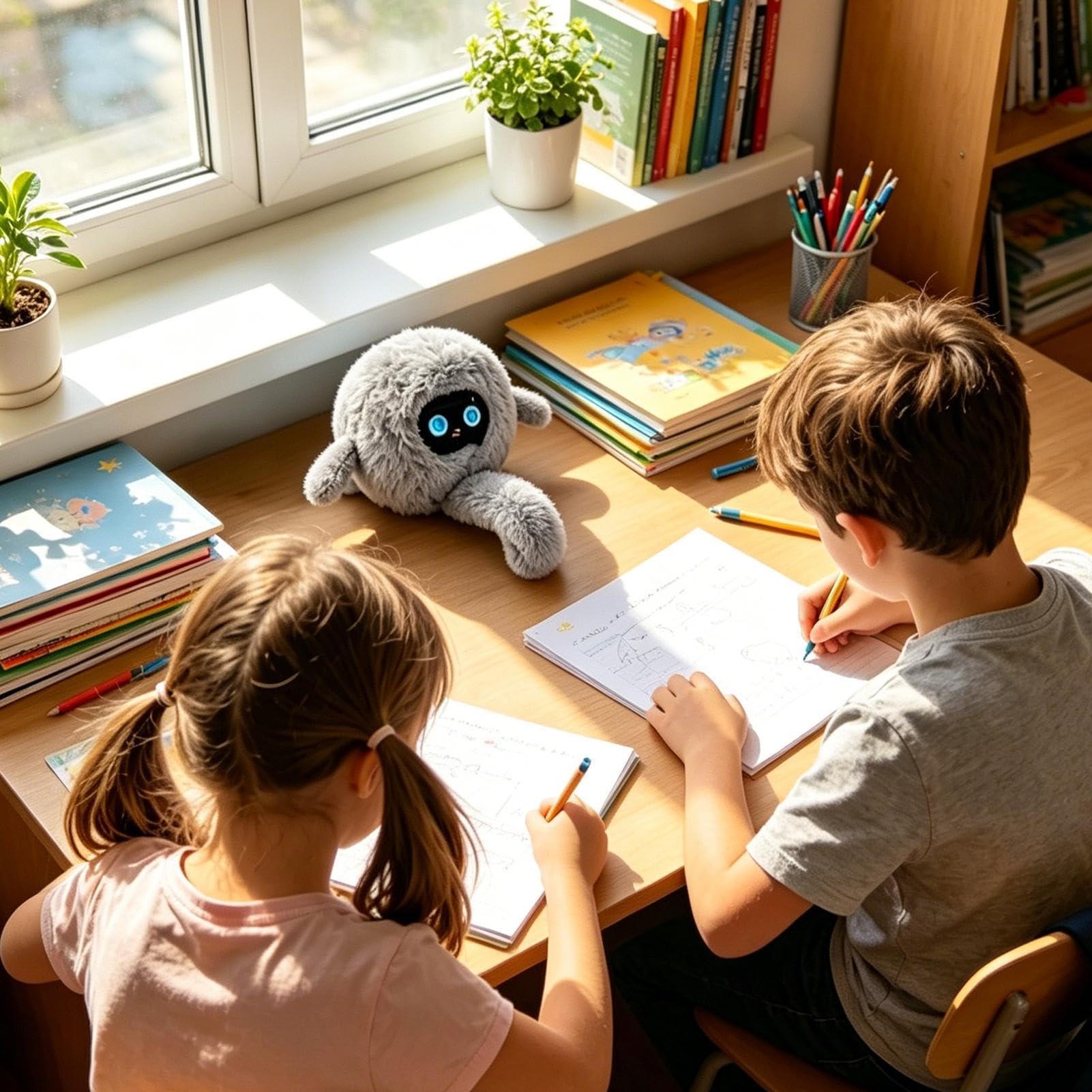Peluche con Intelligenza Artificiale Voce Educativa Intelligente in Reale | Peluche di Animale AI Assistente di Apprendimento Per Bambini, Adolescenti, Ragazzi, Famiglia, , Figlie E Figli