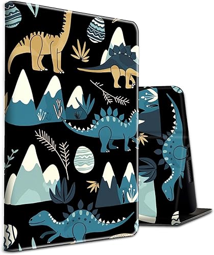 Miniatura 8 de Funda para tablet Fire HD 10 y 10 Plus (11 generación, versión 2021), funda delgada de piel sintética a prueba de golpes con apagado y encendido