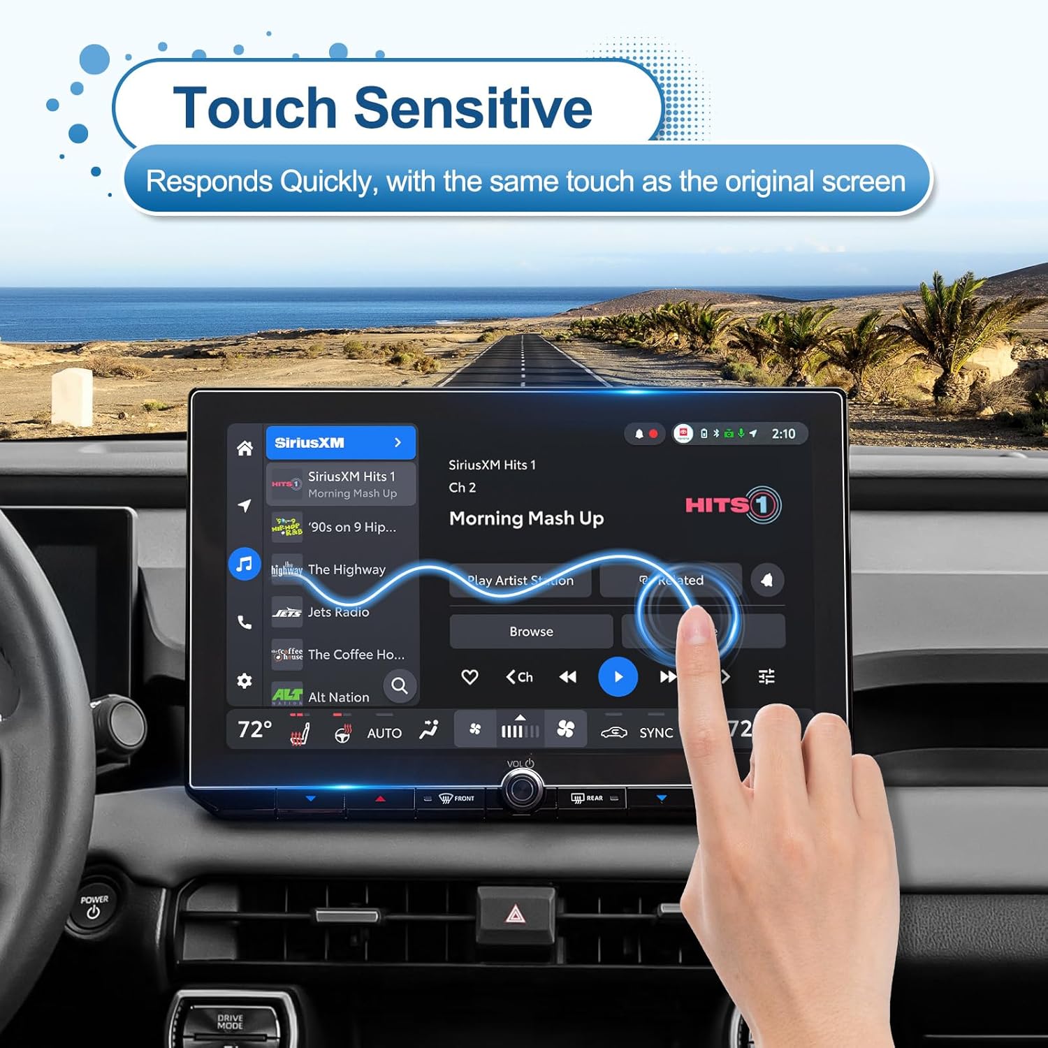 2026 RAV4 Screen Protector for Toyota RAV4 12.9-inch Touchscreen (XSE/Limited), 9H Tempered Glass 2026 RAV4 Accessories Anti-scratch&HD Transparent 12.9"