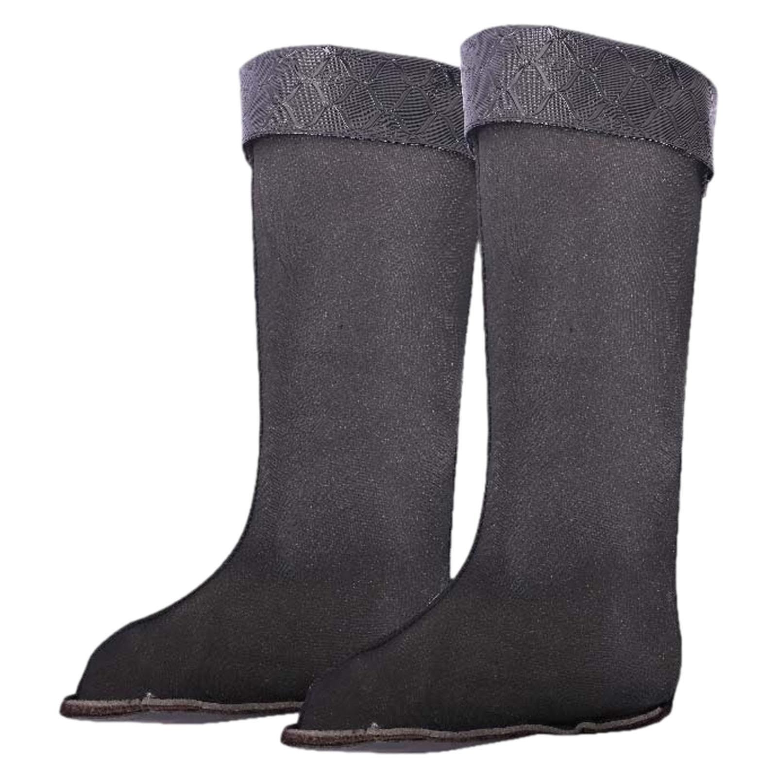 1 Pair Boot Liners Coldproof Warm Thermal for Rain Shoes Fishing Backpacking 44 Black|Clothing Shoes & Accessories | Womens Clothing | Hosiery & Socks | Leg Warmers-image-46