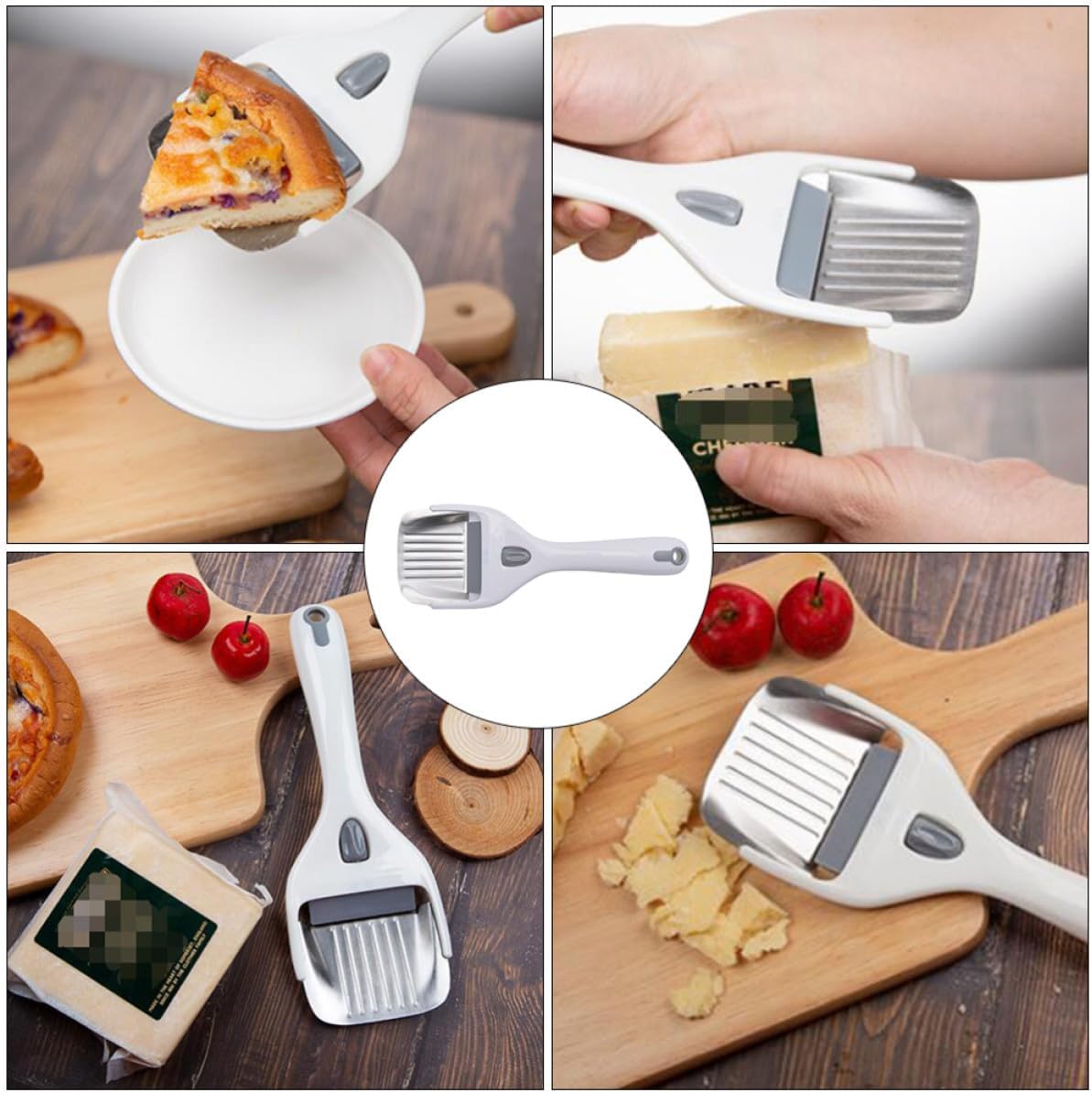 Plastic Cheese Scraper with Ergonomic Handle, ABS Kitchen Slicer