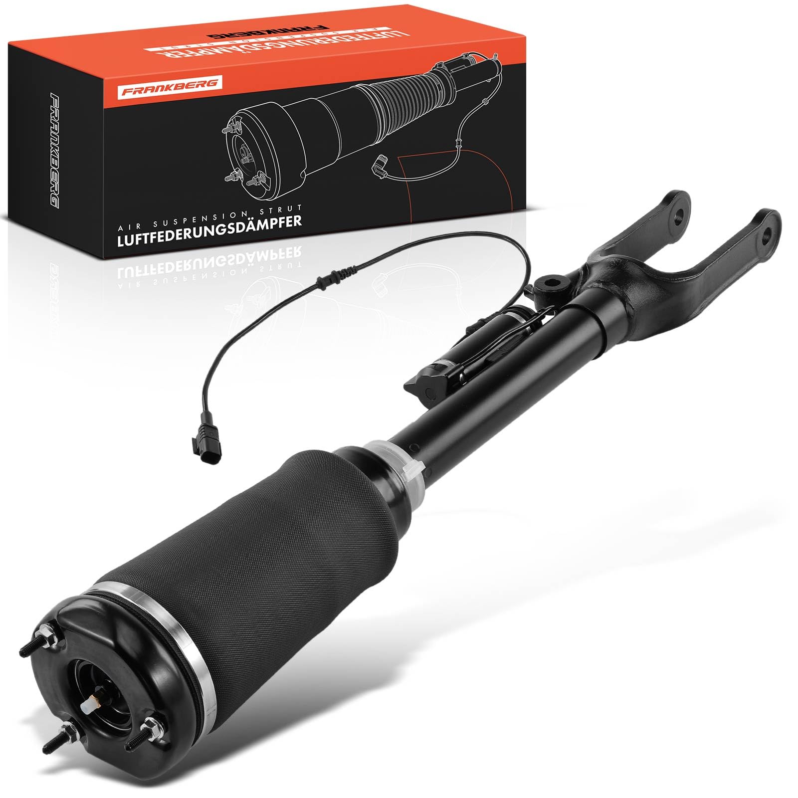 Frankberg 1 ammortizzatore ad aria con ADS anteriore compatibile con X164 GL320 GL350 GL500 W164 ML280 ML320 ML450 3.0L-6.2L 2005-2012
