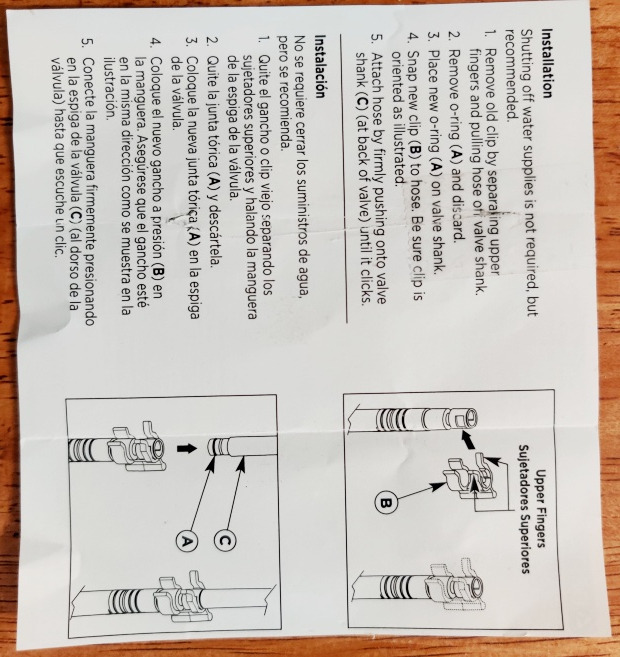 Delta Faucet RP32522 QuickConnect Clip, Chrome Bathroom Sink Faucets