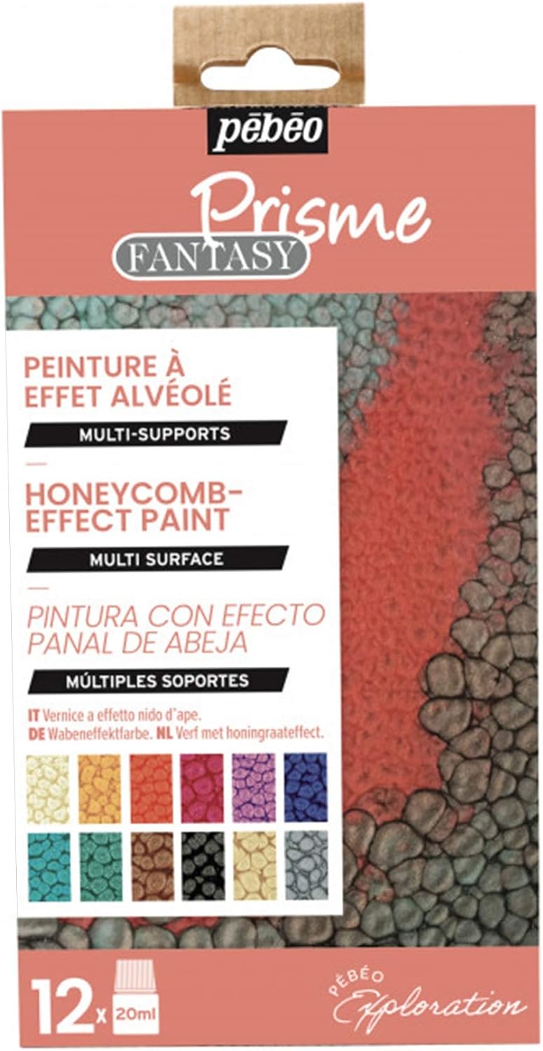 PEBEO Fantasy PRISME Explorer Set, 12X20ML, Assorted 240 Millilitre