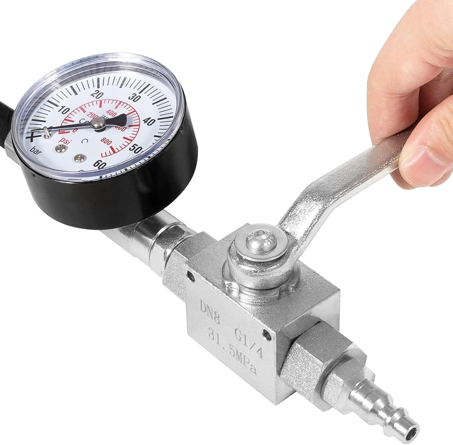 Multifunctional Pressure Testing Set for Engines High Pressure Oil Systems IPR Diagnostics and Leak Finder Detection