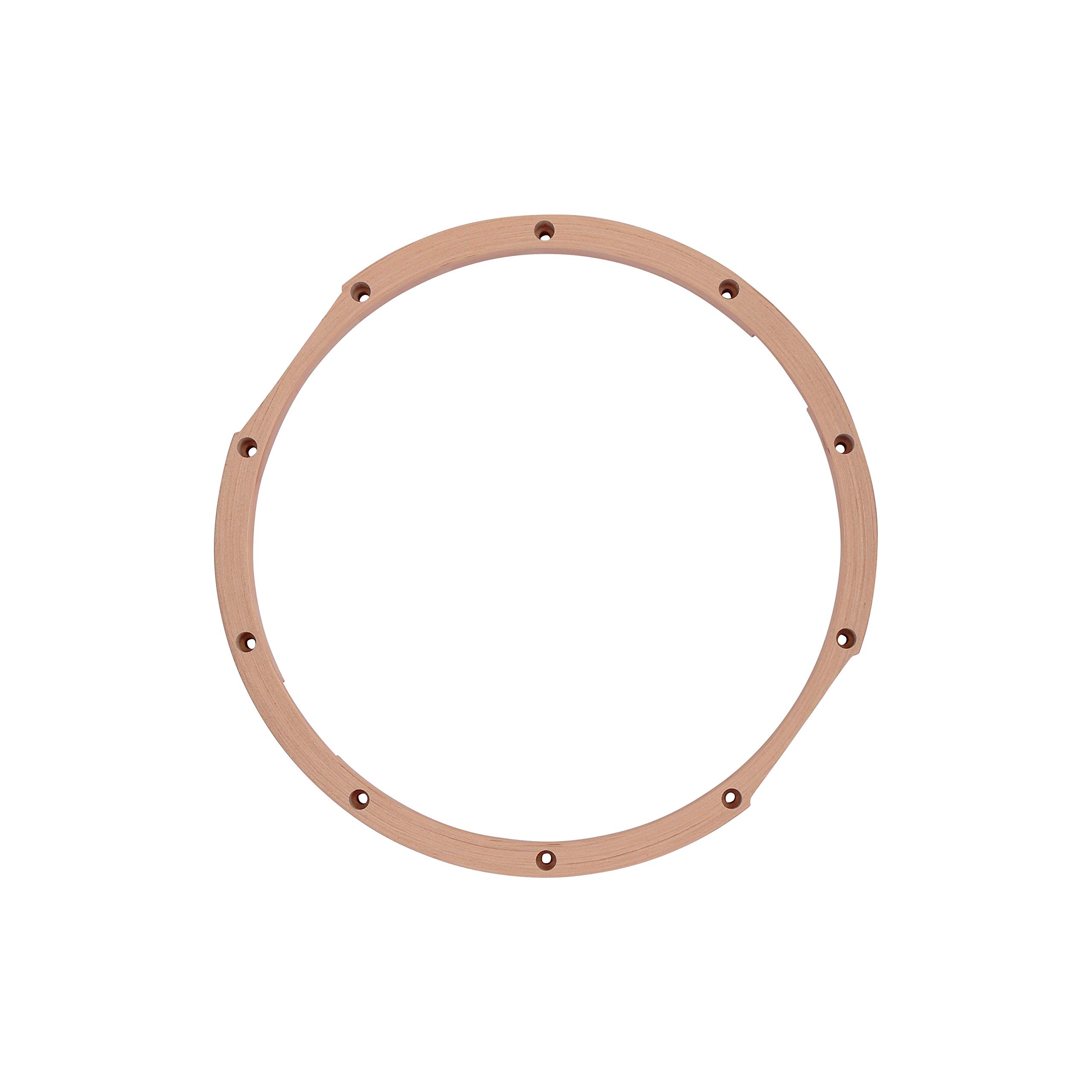 TAMA 14 Wood Hoop 10H, Snare Side (WMH1410S), Natural - Image 2