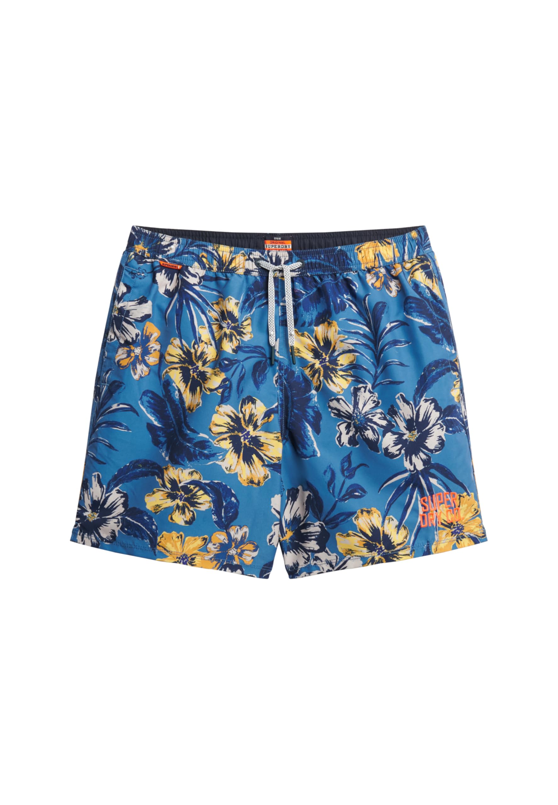Superdry Men's Bleu Swim Shorts Hawaïen