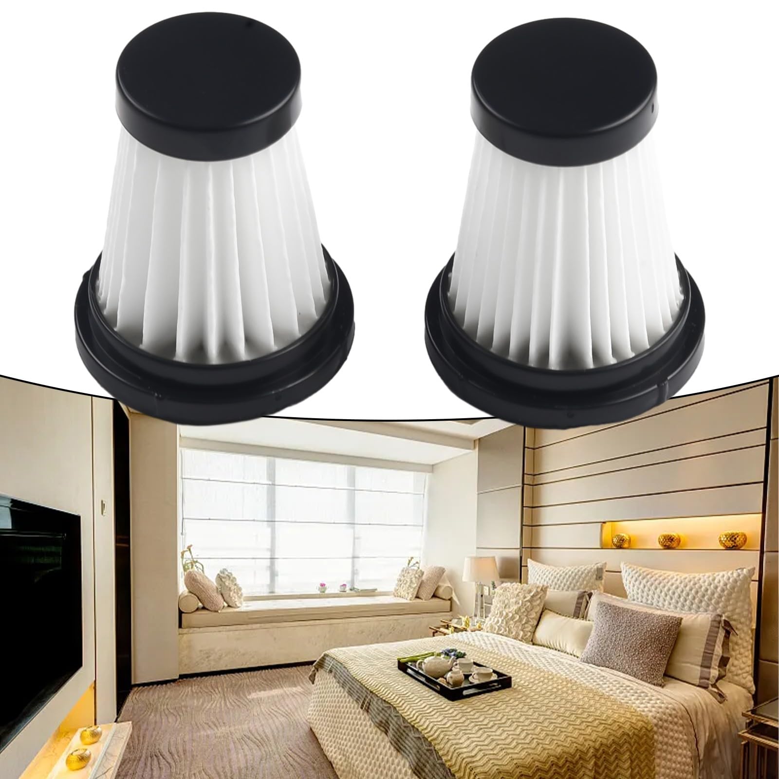 Filtros HEPA De Repuesto Para Aspiradora Moosoo K12/K13, Genius Invictus One - Pack De 4 Unidades