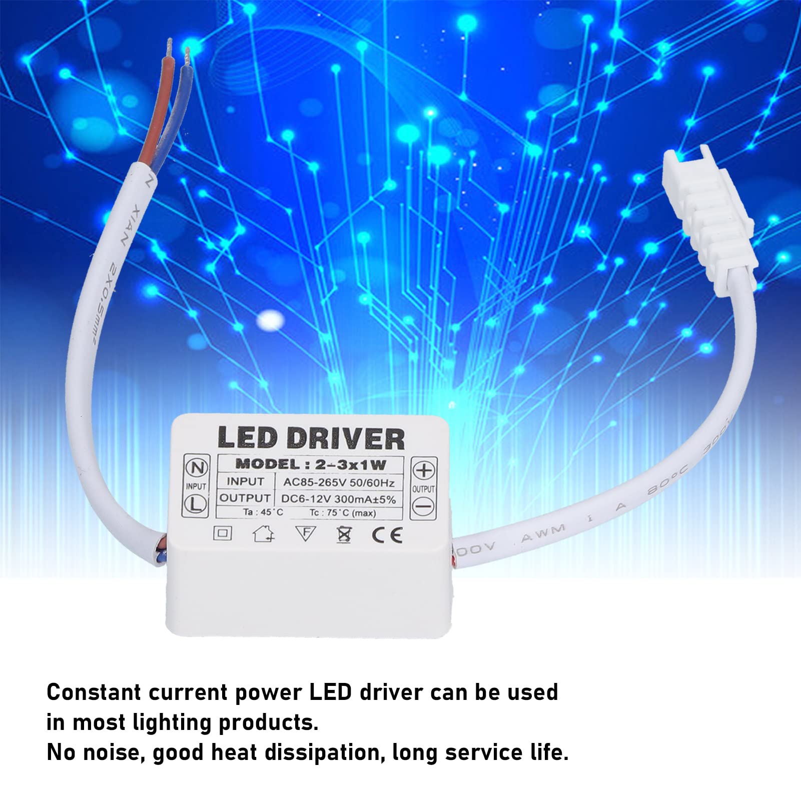 Uxcell - Driver Led De 18-25 W, Corriente Constante, 300 Ma | Envío gratis