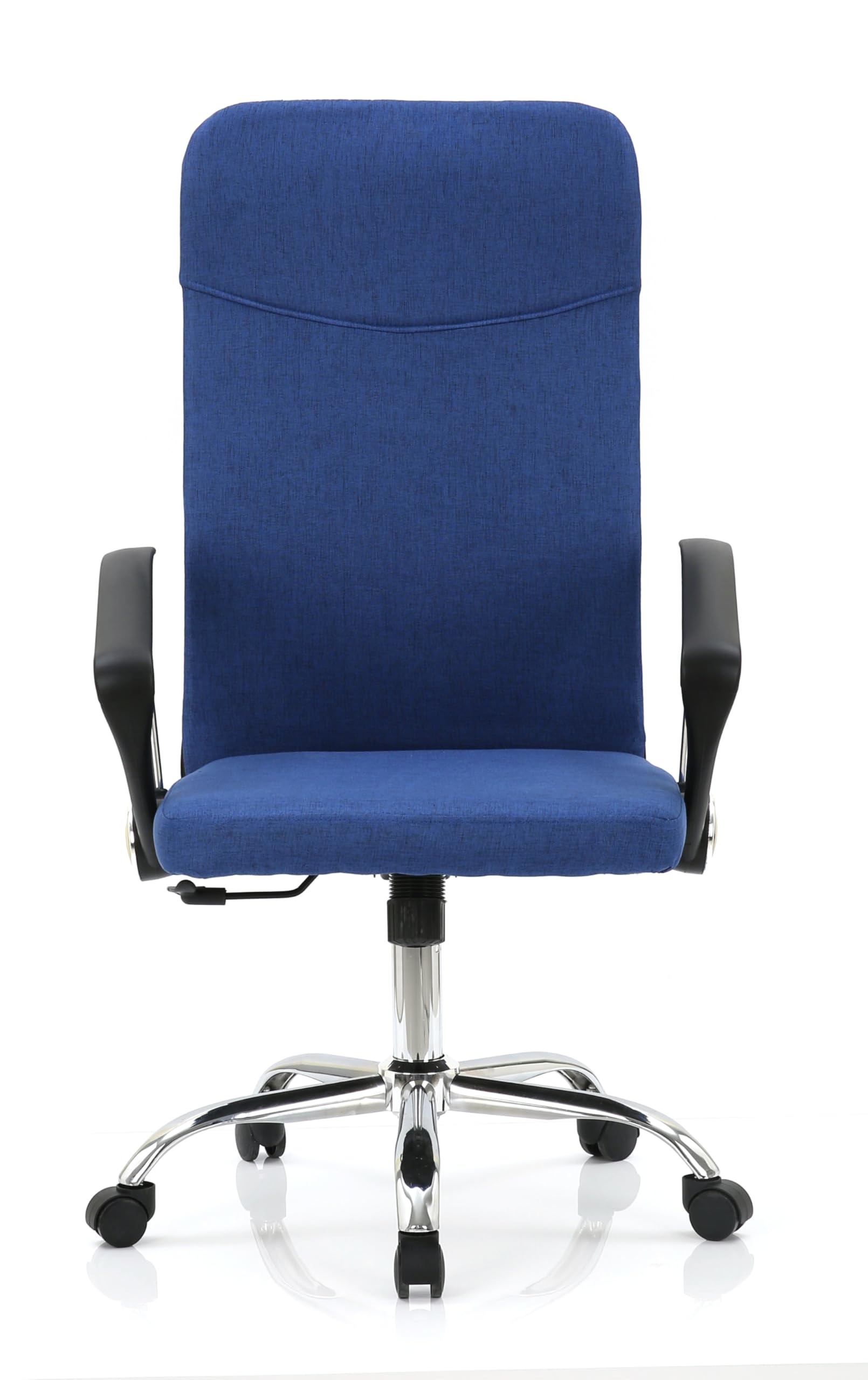 MUEBLIX.COM | Silla de Escritorio Azul Toledo | Sillon de Oficina o Despacho con Respaldo Reclinable con Ruedas | Sillas Escritorio Giratoria Estilo Moderno de Polipropileno