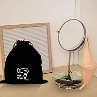 Vista 4 de FOMIYES Bolsa para secador de pelo, bolsa con cordón para secador de pelo, bolsa de almacenamiento con cordón, soporte simple para secadora de pelo