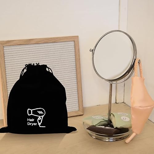 Miniatura 4 de Bolsa para secador de pelo, bolsa con cordón para secador de pelo, bolsa de almacenamiento con cordón, soporte simple para secadora de pelo para