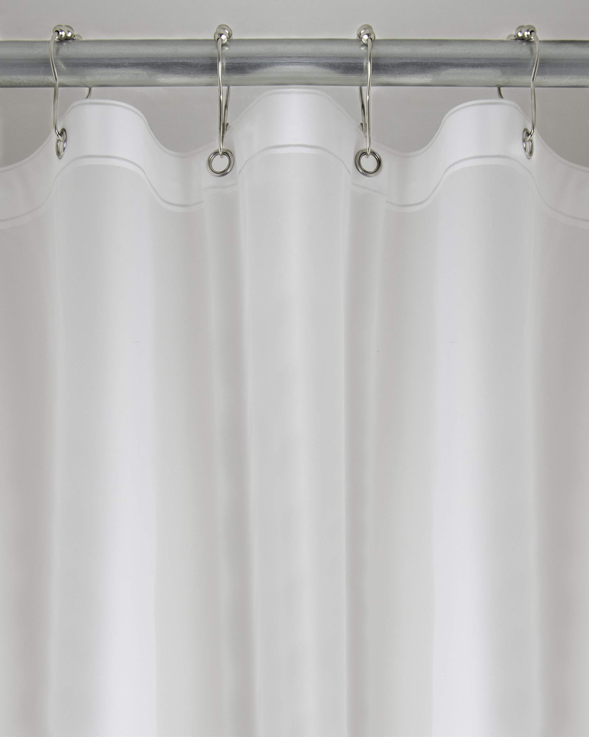 Broder Manufacturing Inc. Premium PEVA Shower Curtain Liner 70"x72" Heavy/Reinforced/Eco Friendly (Clear)