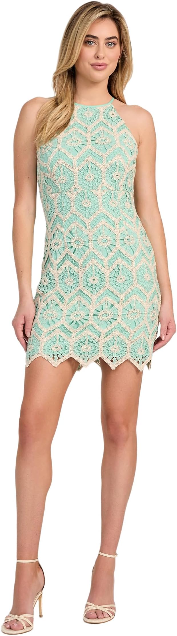 Women's Sleeveless Erin Crochet Dress