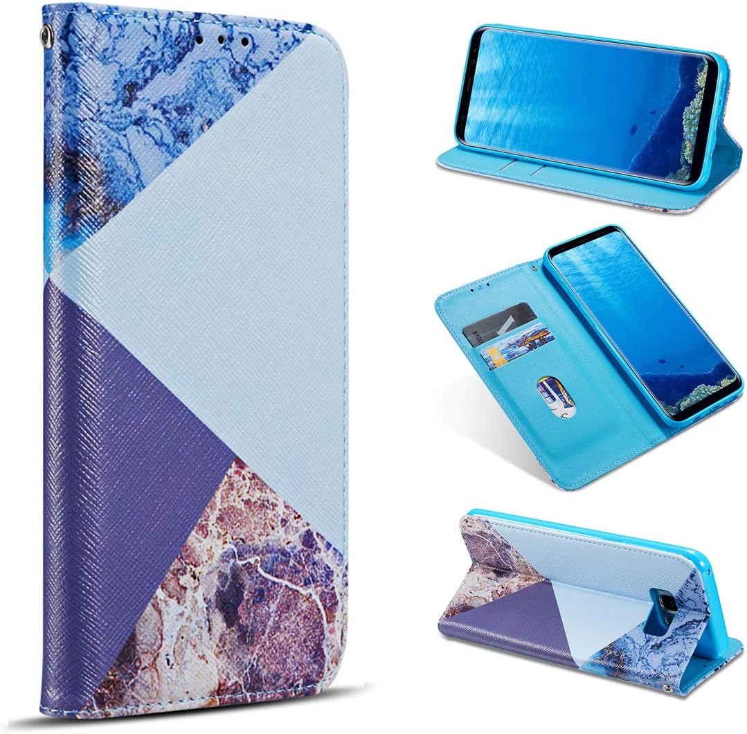 ZCDAYE Irregular Samsung Galaxy Case Azul Samsung Galaxy S6 Edge