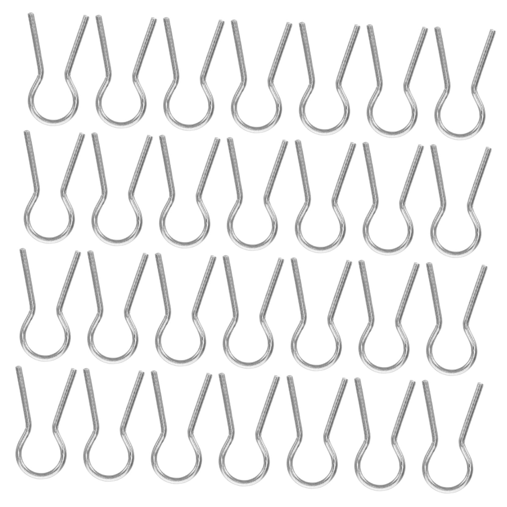 ERINGOGO 100pcs High Temp R-Type Burn Needles Pottery Kiln Hanging Pins Industrial Burn Tools Nonstick Break Resistant